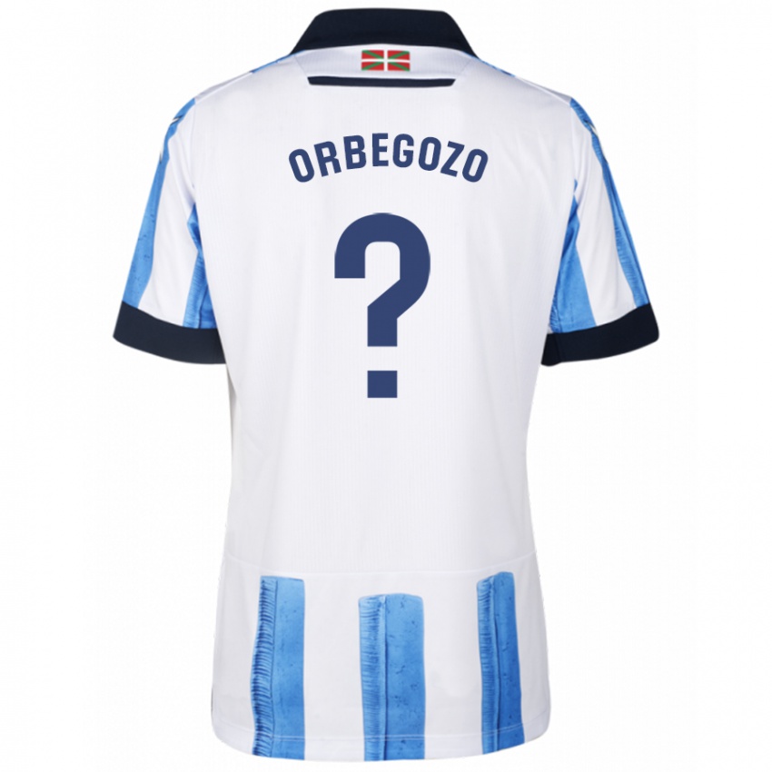 Herren Oihan Orbegozo #0 Blau Weiss Heimtrikot Trikot 2023/24 T-Shirt Schweiz