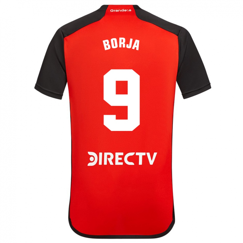 Herren Miguel Borja #9 Rot Auswärtstrikot Trikot 2023/24 T-Shirt Schweiz