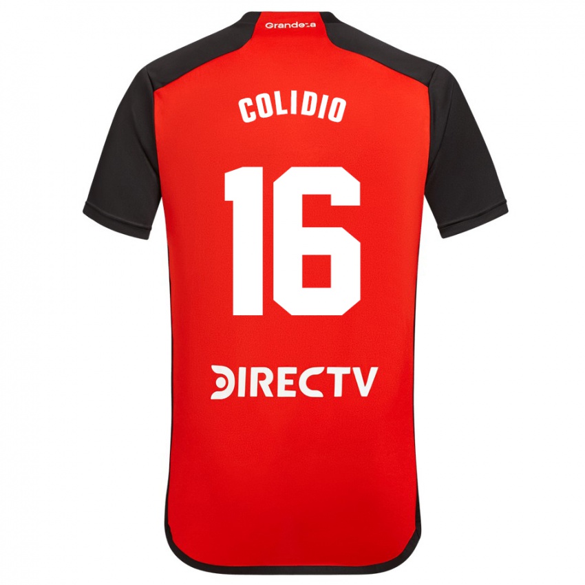 Homme Maillot Facundo Colidio #16 Rouge Tenues Extérieur 2023/24 T-Shirt Suisse