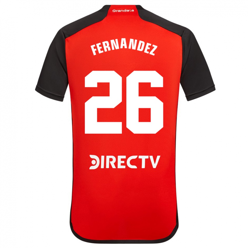 Herren Nacho Fernández #26 Rot Auswärtstrikot Trikot 2023/24 T-Shirt Schweiz