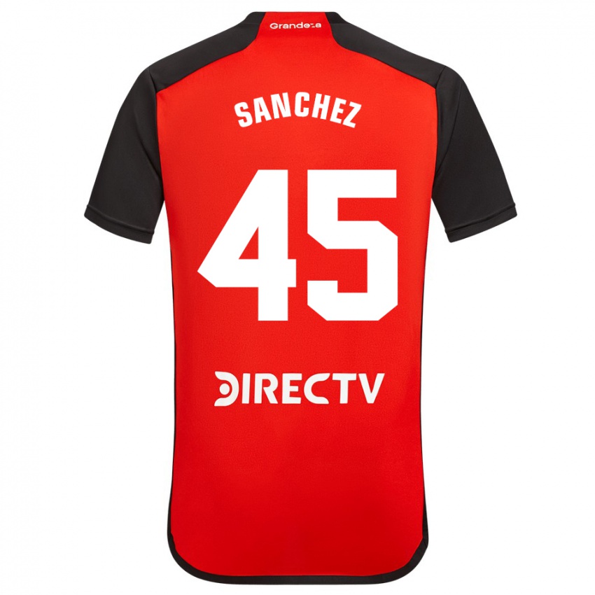 Herren Sebastián Sánchez #45 Rot Auswärtstrikot Trikot 2023/24 T-Shirt Schweiz