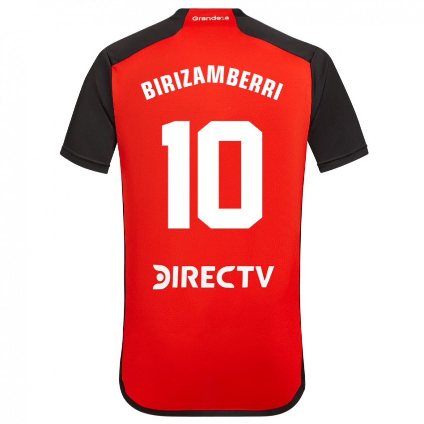 Homme Maillot María Carolina Birizamberri Rivero #10 Rouge Tenues Extérieur 2023/24 T-Shirt Suisse
