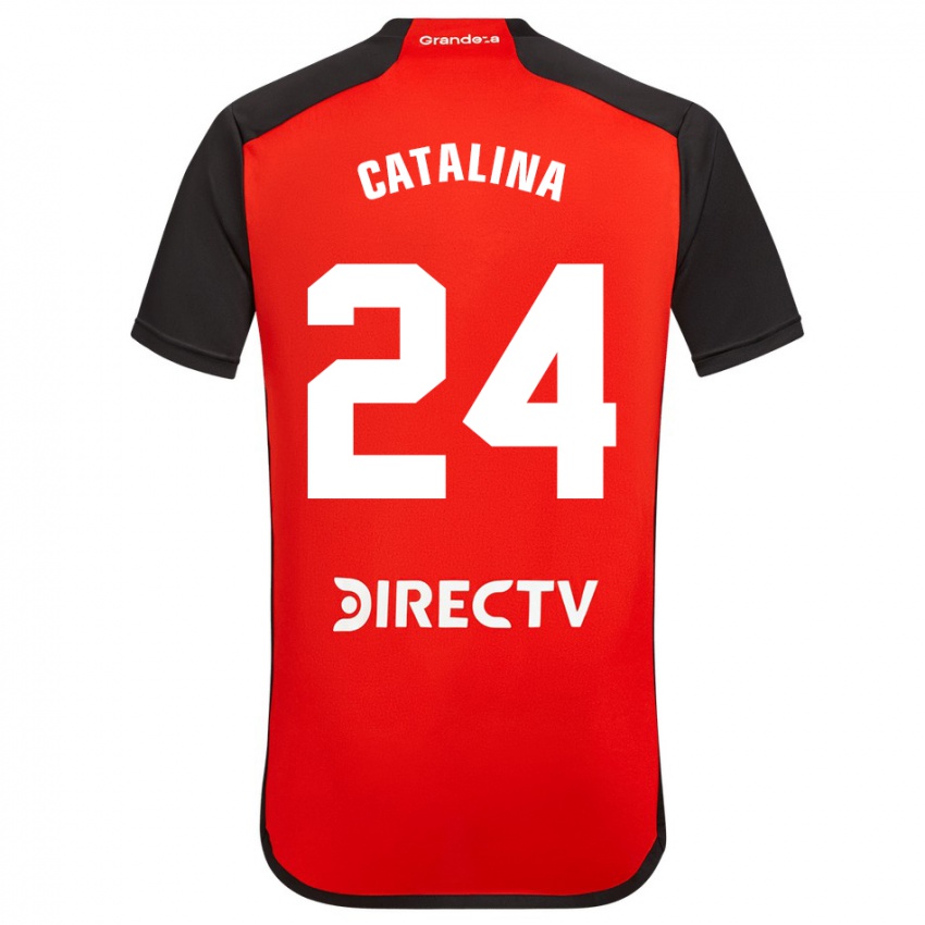 Herren Catalina Julia Primo #24 Rot Auswärtstrikot Trikot 2023/24 T-Shirt Schweiz