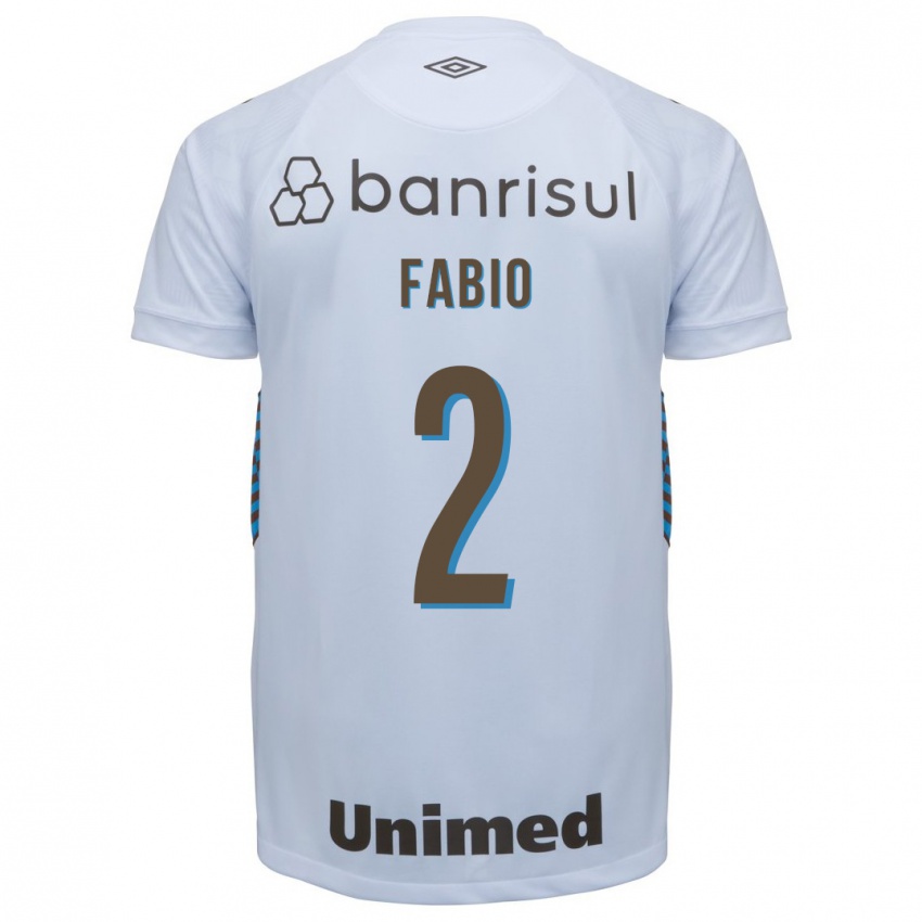 Herren Fábio #2 Weiß Auswärtstrikot Trikot 2023/24 T-Shirt Schweiz