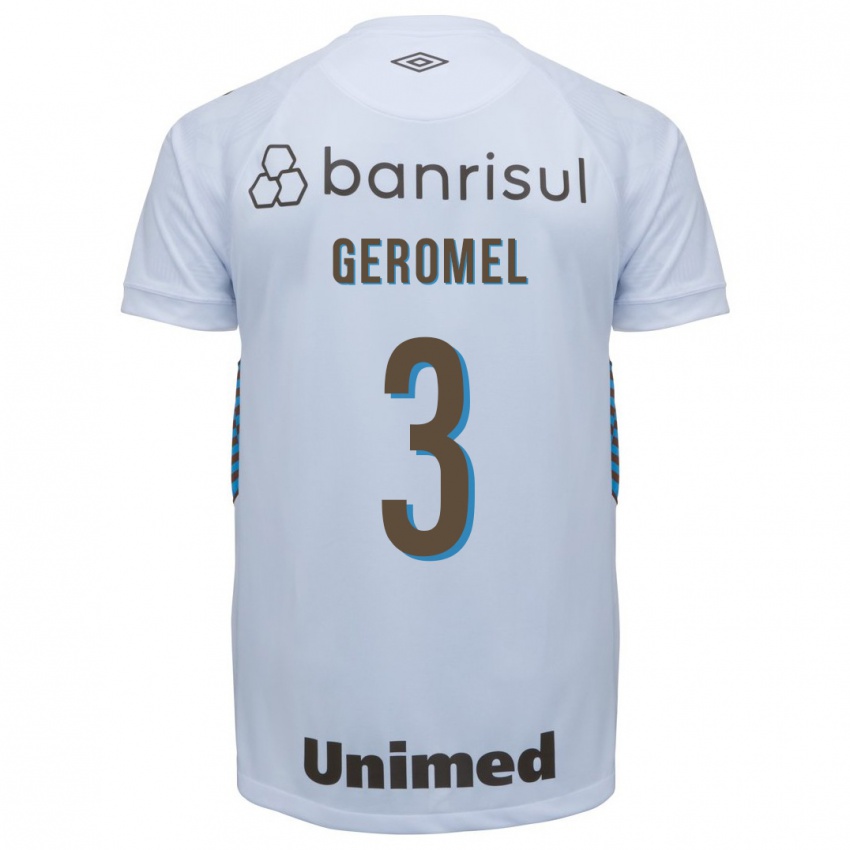 Homme Maillot Pedro Geromel #3 Blanc Tenues Extérieur 2023/24 T-Shirt Suisse