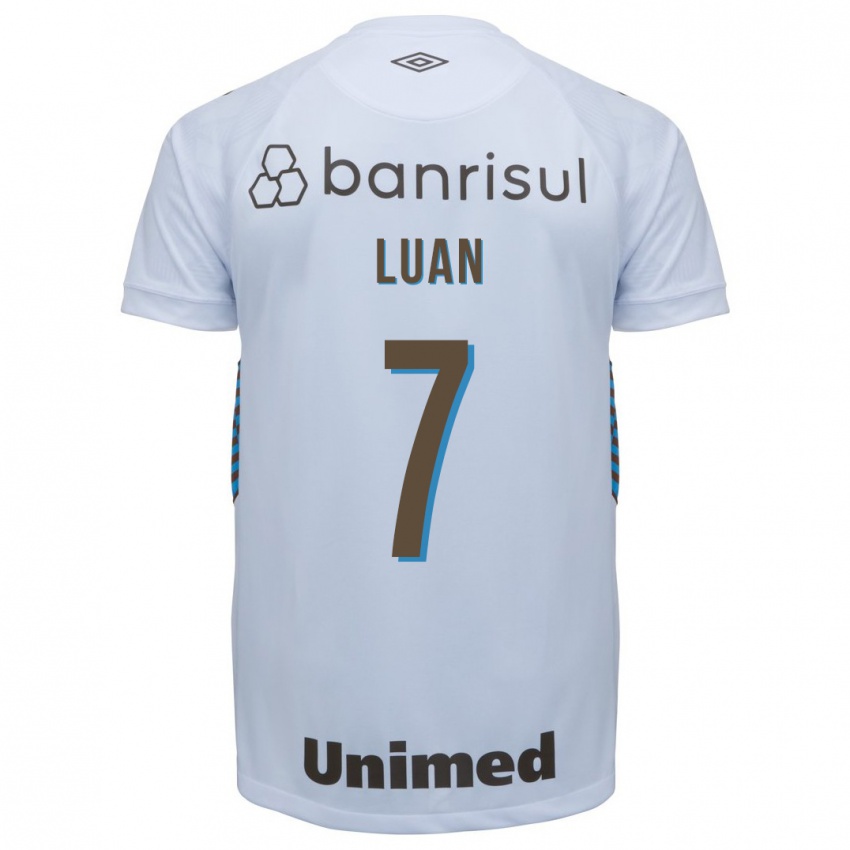 Homme Maillot Luan #7 Blanc Tenues Extérieur 2023/24 T-Shirt Suisse