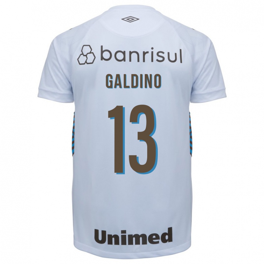Homme Maillot Everton Galdino #13 Blanc Tenues Extérieur 2023/24 T-Shirt Suisse