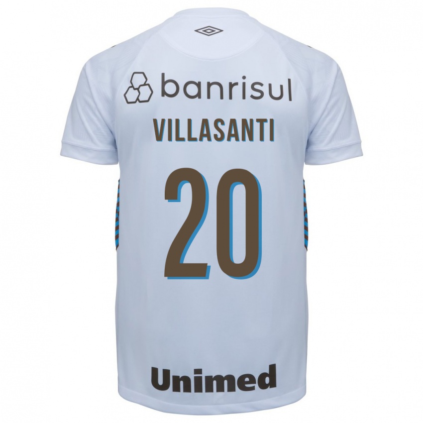 Homme Maillot Mathías Villasanti #20 Blanc Tenues Extérieur 2023/24 T-Shirt Suisse