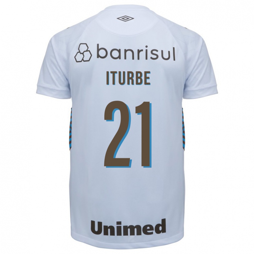Herren Juan Iturbe #21 Weiß Auswärtstrikot Trikot 2023/24 T-Shirt Schweiz