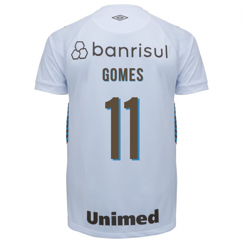 Herren Gustavo Gomes #11 Weiß Auswärtstrikot Trikot 2023/24 T-Shirt Schweiz