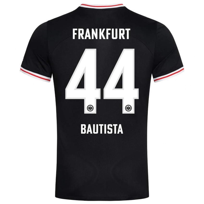Homme Maillot Davis Bautista #44 Noir Tenues Extérieur 2023/24 T-Shirt Suisse