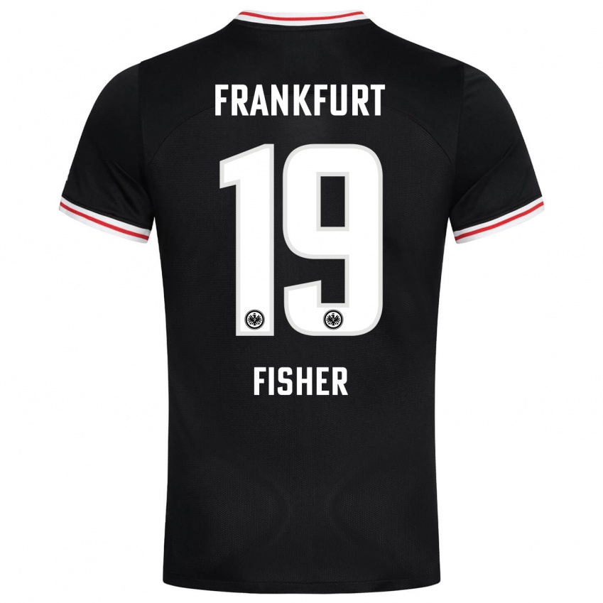 Herren Ben-Luca Fisher #19 Schwarz Auswärtstrikot Trikot 2023/24 T-Shirt Schweiz