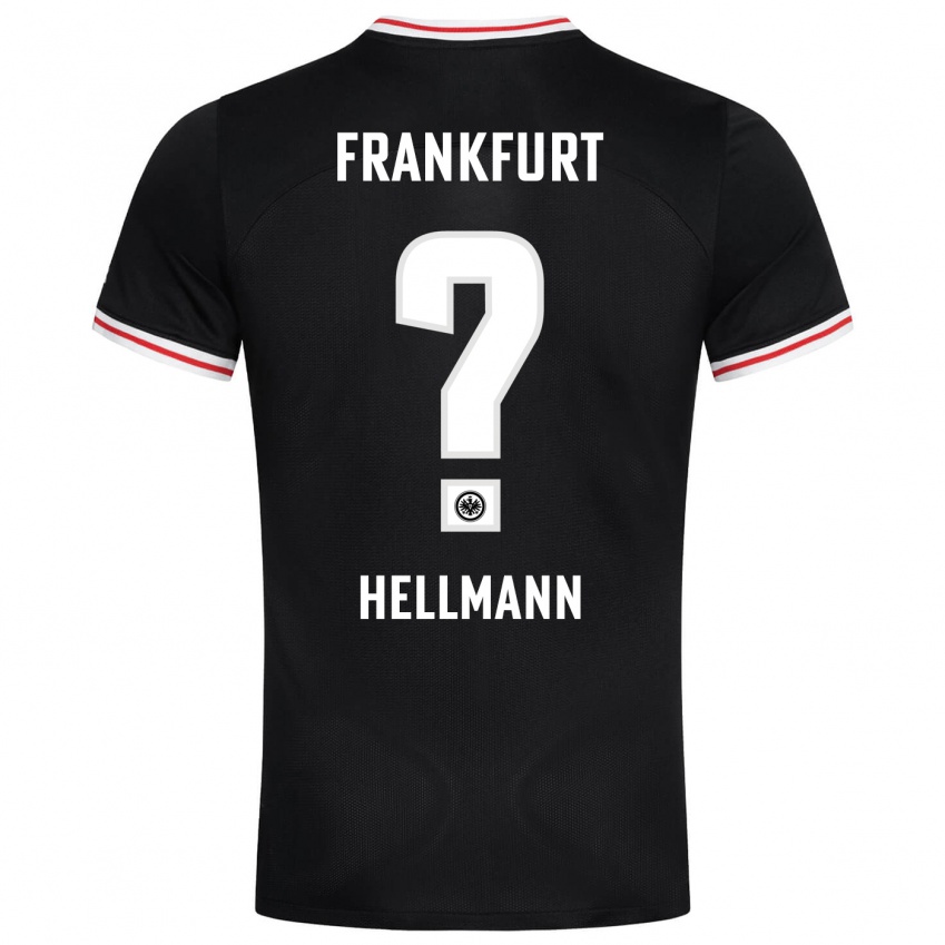 Homme Maillot Melvin Hellmann #0 Noir Tenues Extérieur 2023/24 T-Shirt Suisse