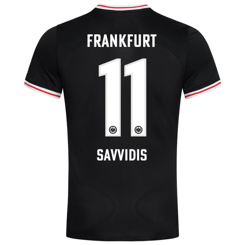 Herren Rafail Savvidis #11 Schwarz Auswärtstrikot Trikot 2023/24 T-Shirt Schweiz