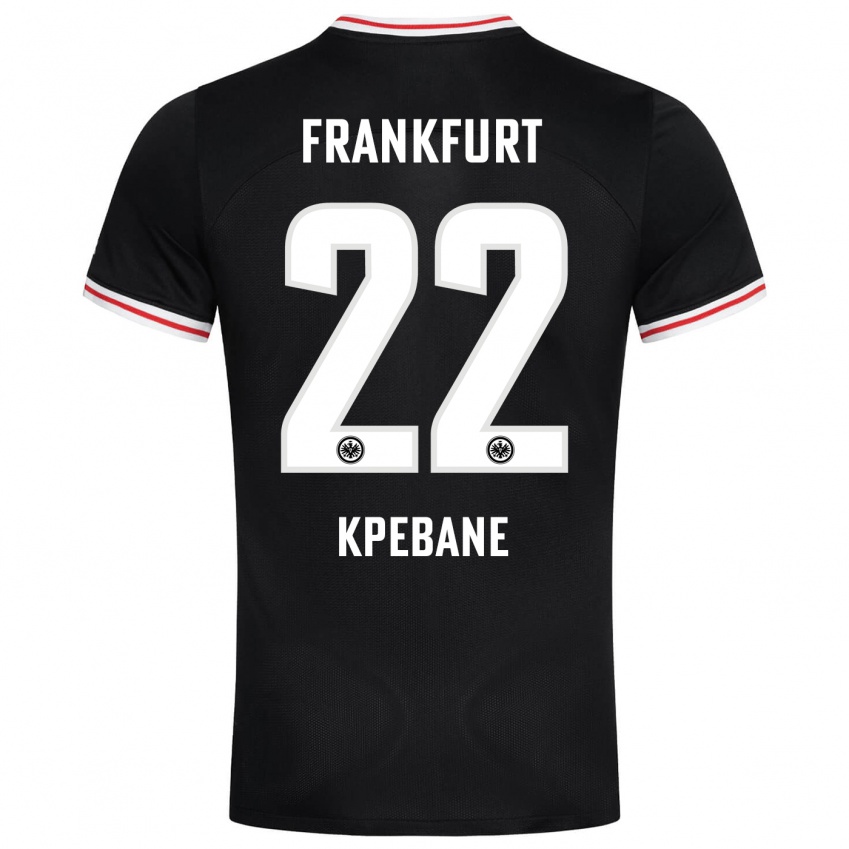 Herren Tamiou Kpebane #22 Schwarz Auswärtstrikot Trikot 2023/24 T-Shirt Schweiz