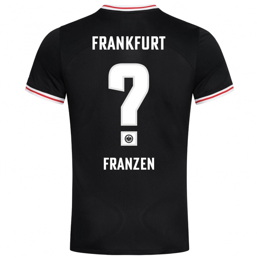 Herren Marlon Franzen #0 Schwarz Auswärtstrikot Trikot 2023/24 T-Shirt Schweiz