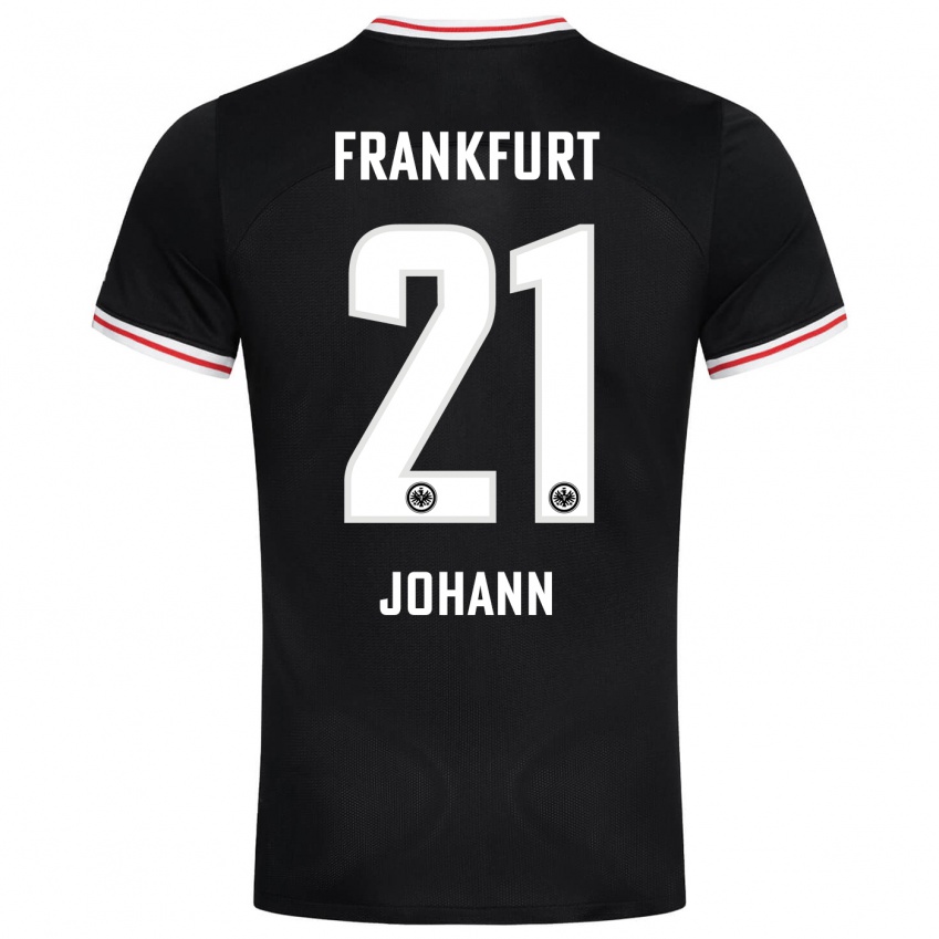 Homme Maillot Hannah Johann #21 Noir Tenues Extérieur 2023/24 T-Shirt Suisse