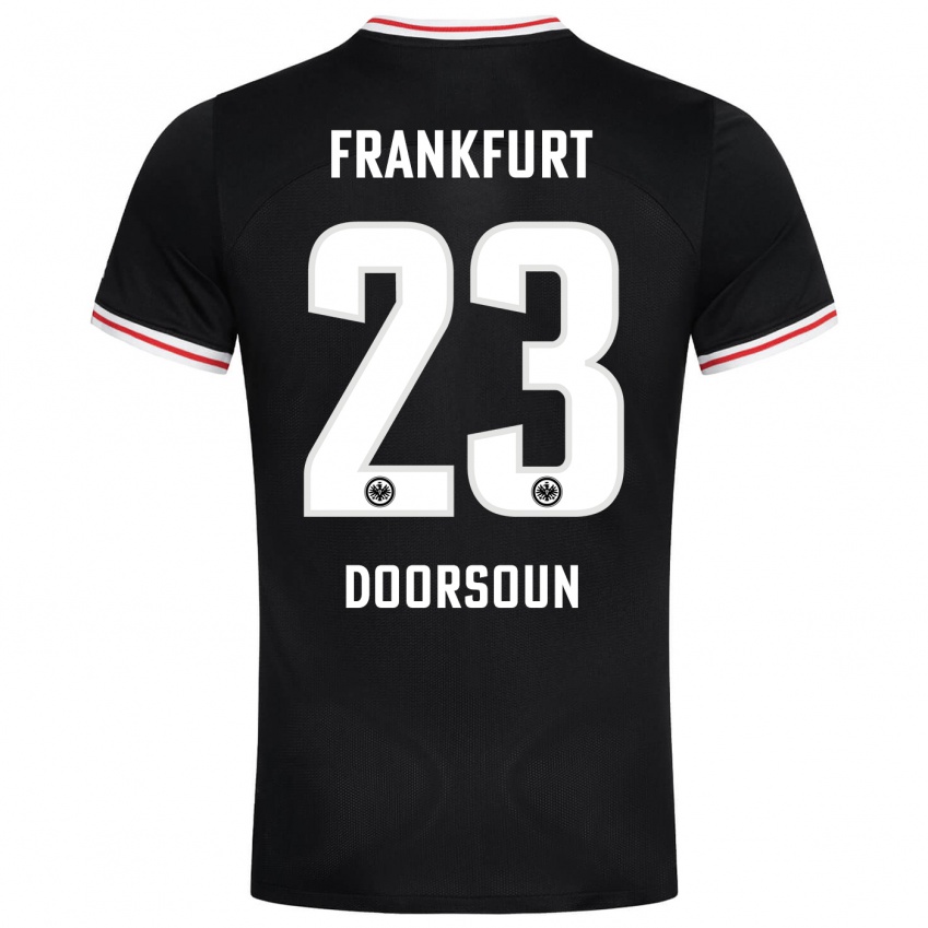 Herren Sara Doorsoun-Khajeh #23 Schwarz Auswärtstrikot Trikot 2023/24 T-Shirt Schweiz