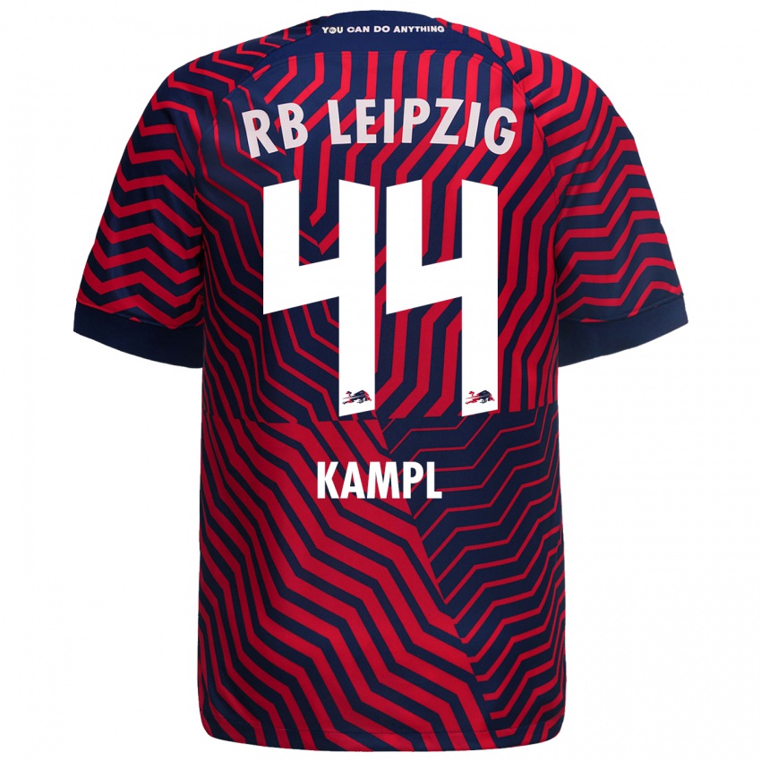 Herren Kevin Kampl #44 Blau Rot Auswärtstrikot Trikot 2023/24 T-Shirt Schweiz