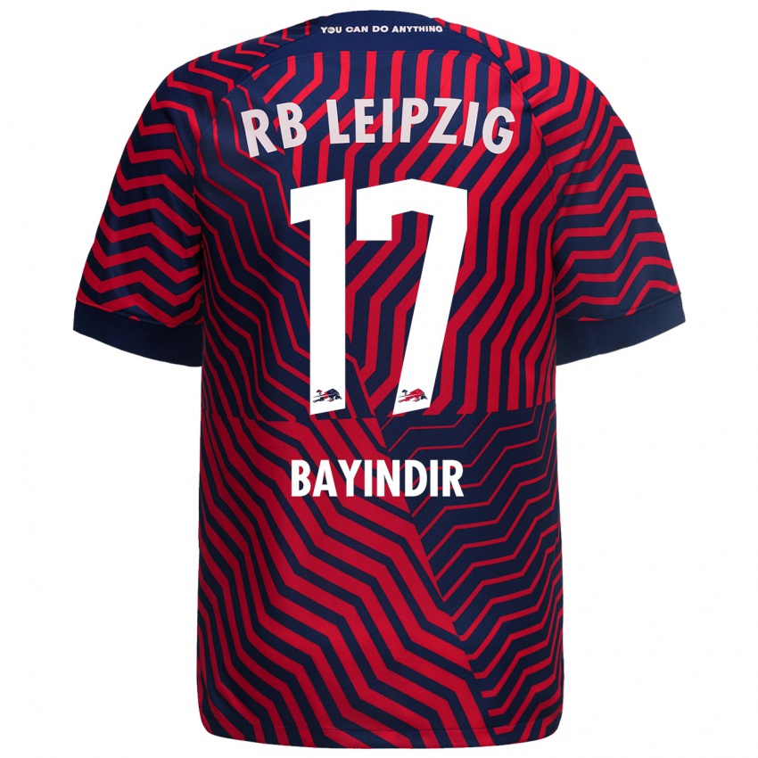 Herren Aris Bayindir #17 Blau Rot Auswärtstrikot Trikot 2023/24 T-Shirt Schweiz