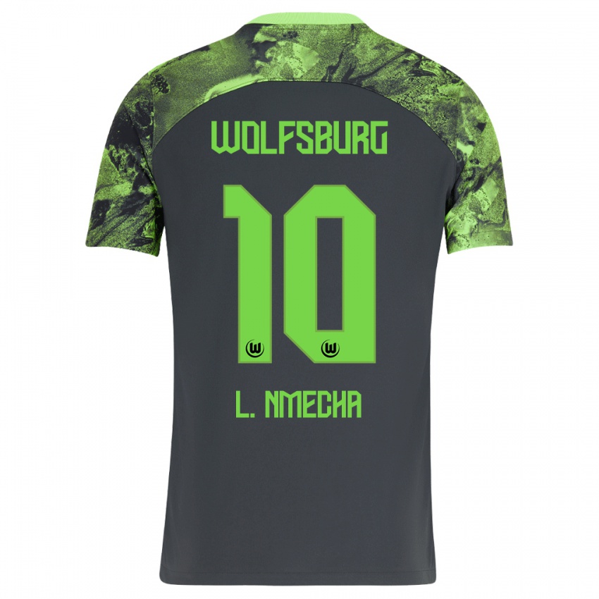 Herren Lukas Nmecha #10 Dunkelgrau Auswärtstrikot Trikot 2023/24 T-Shirt Schweiz