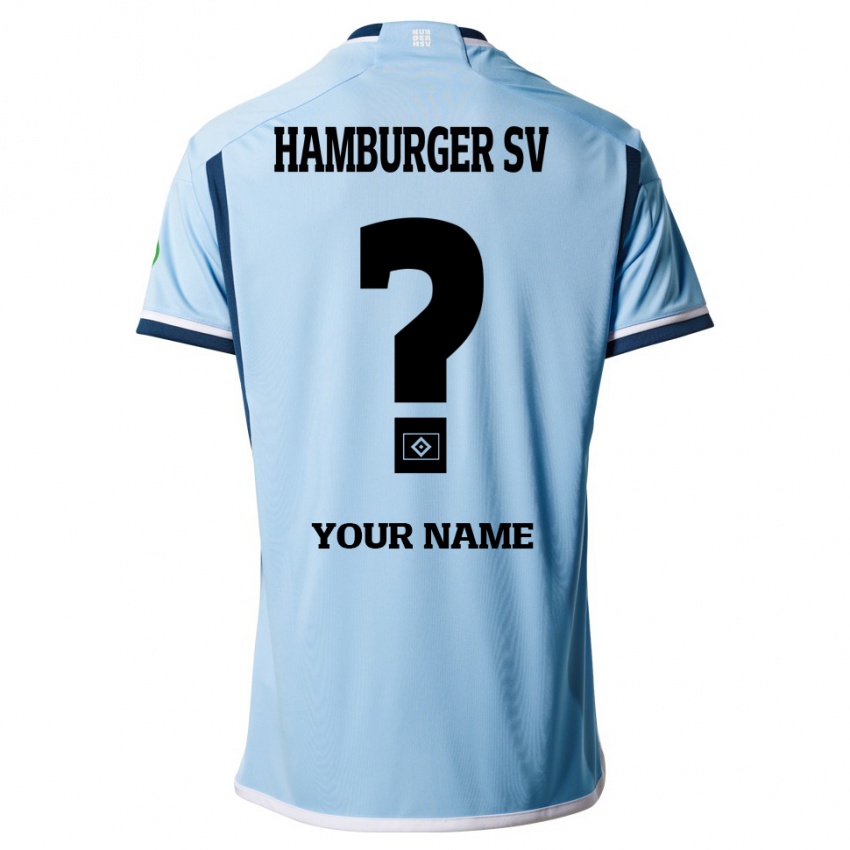 Homme Maillot Votre Nom #0 Bleu Tenues Extérieur 2023/24 T-Shirt Suisse