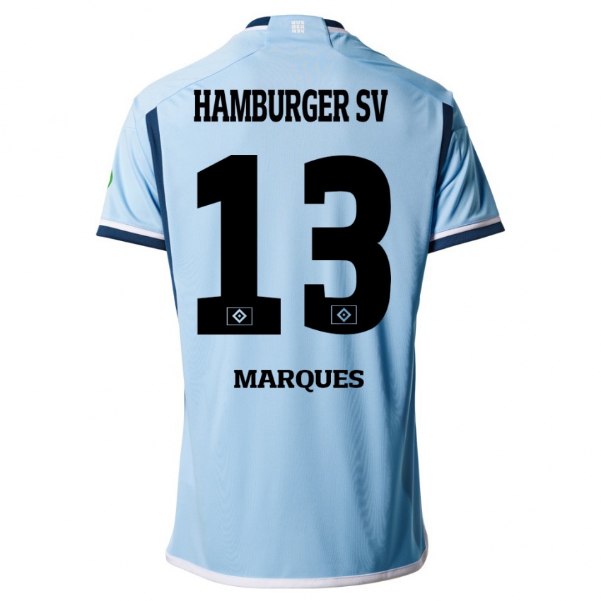 Homme Maillot Alex Da Graca Marques #13 Bleu Tenues Extérieur 2023/24 T-Shirt Suisse