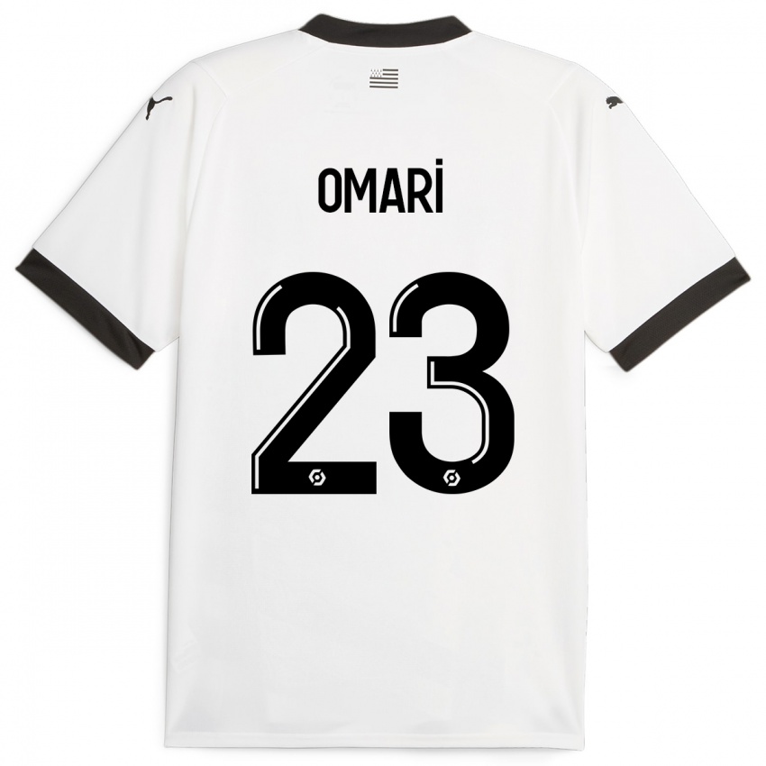 Homme Maillot Warmed Omari #23 Blanc Tenues Extérieur 2023/24 T-Shirt Suisse
