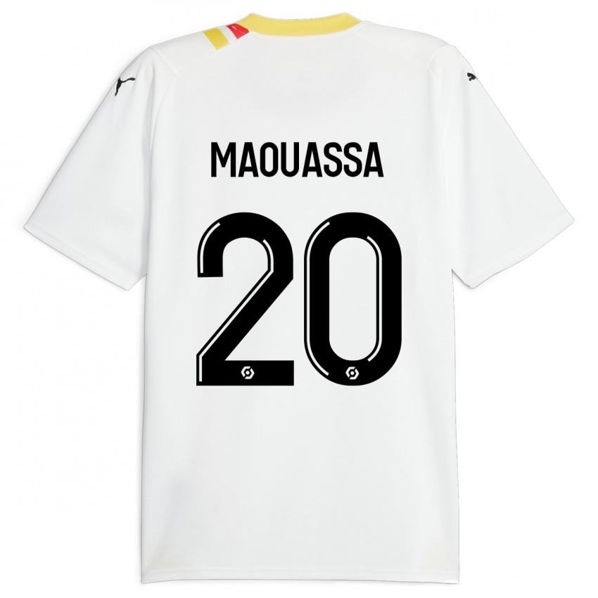 Homme Maillot Faitout Maouassa #20 Noir Tenues Extérieur 2023/24 T-Shirt Suisse