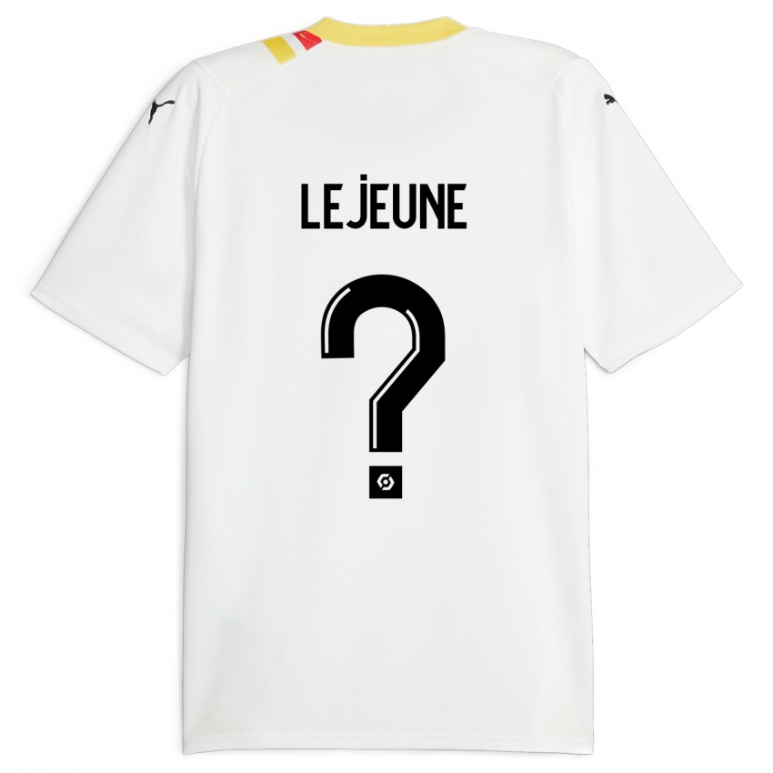 Homme Maillot Romane Lejeune #0 Noir Tenues Extérieur 2023/24 T-Shirt Suisse