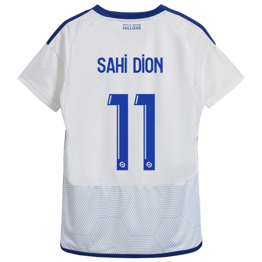 Homme Maillot Moïse Sahi Dion #11 Blanc Tenues Extérieur 2023/24 T-Shirt Suisse