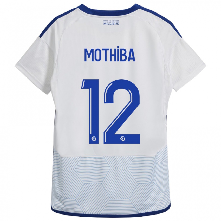 Herren Lebo Mothiba #12 Weiß Auswärtstrikot Trikot 2023/24 T-Shirt Schweiz