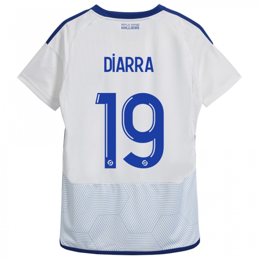 Herren Habib Diarra #19 Weiß Auswärtstrikot Trikot 2023/24 T-Shirt Schweiz