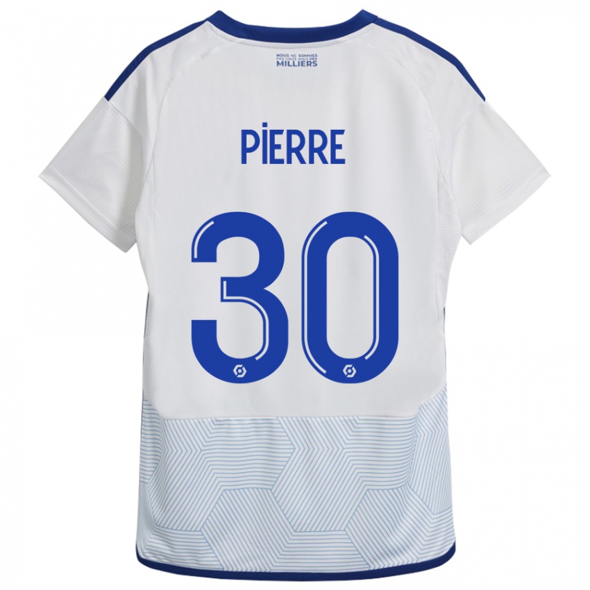Herren Alexandre Pierre #30 Weiß Auswärtstrikot Trikot 2023/24 T-Shirt Schweiz