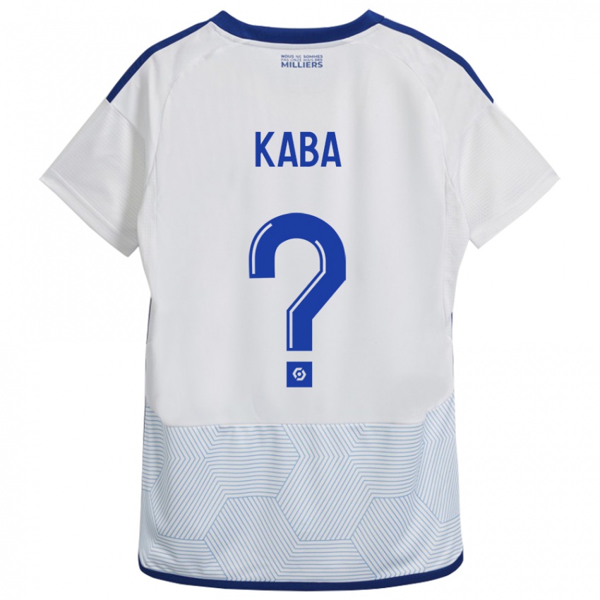 Homme Maillot Kanfory Kaba #0 Blanc Tenues Extérieur 2023/24 T-Shirt Suisse