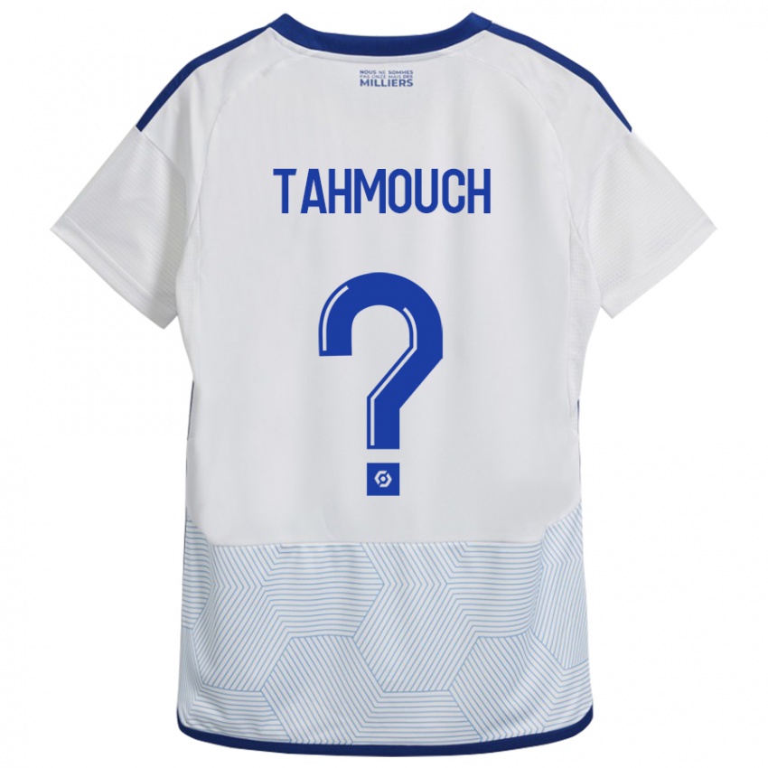 Homme Maillot Mathieu Tahmouch #0 Blanc Tenues Extérieur 2023/24 T-Shirt Suisse