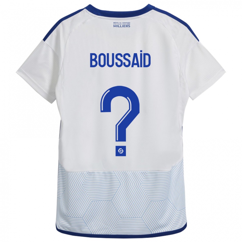 Herren Willsem Boussaid #0 Weiß Auswärtstrikot Trikot 2023/24 T-Shirt Schweiz
