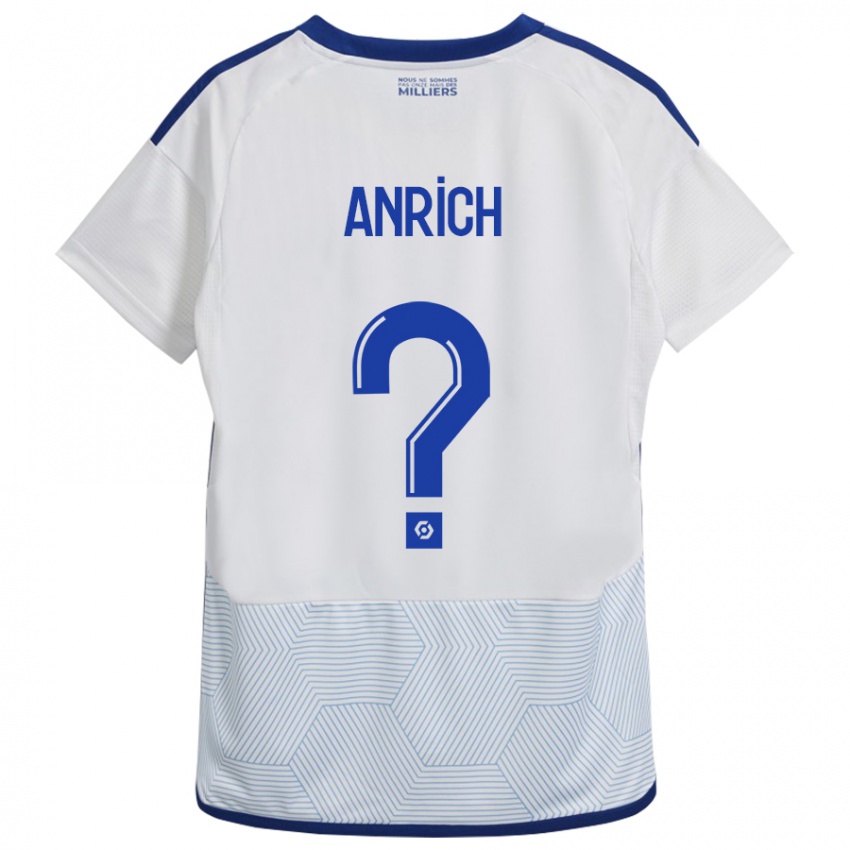 Homme Maillot Melchior Anrich #0 Blanc Tenues Extérieur 2023/24 T-Shirt Suisse