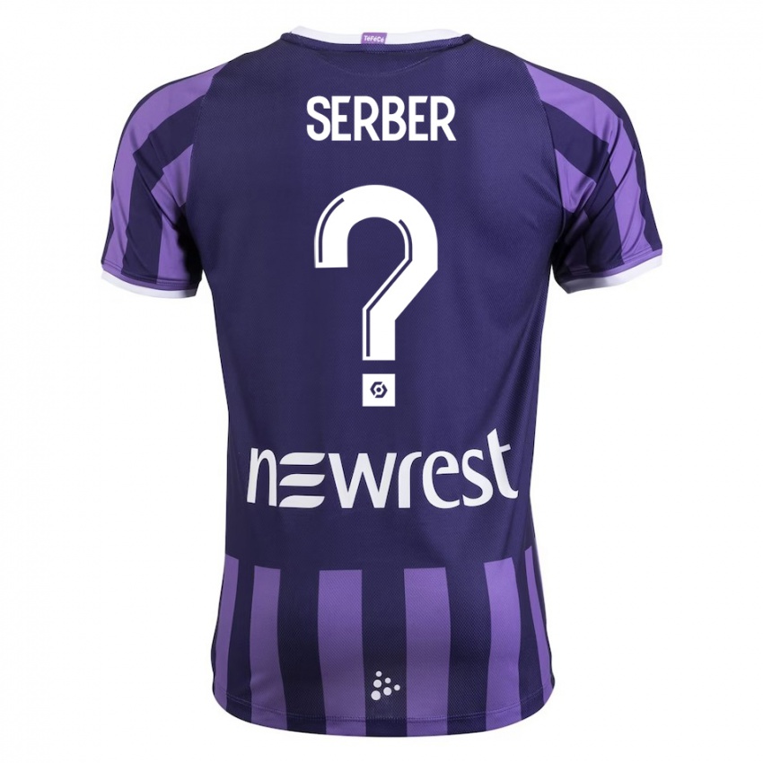 Herren Kléri Serber #0 Lila Auswärtstrikot Trikot 2023/24 T-Shirt Schweiz