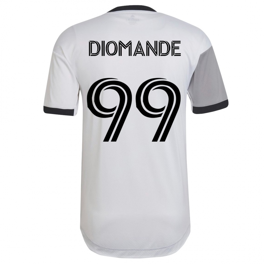 Homme Maillot Adama Diomande #99 Blanc Tenues Extérieur 2023/24 T-Shirt Suisse