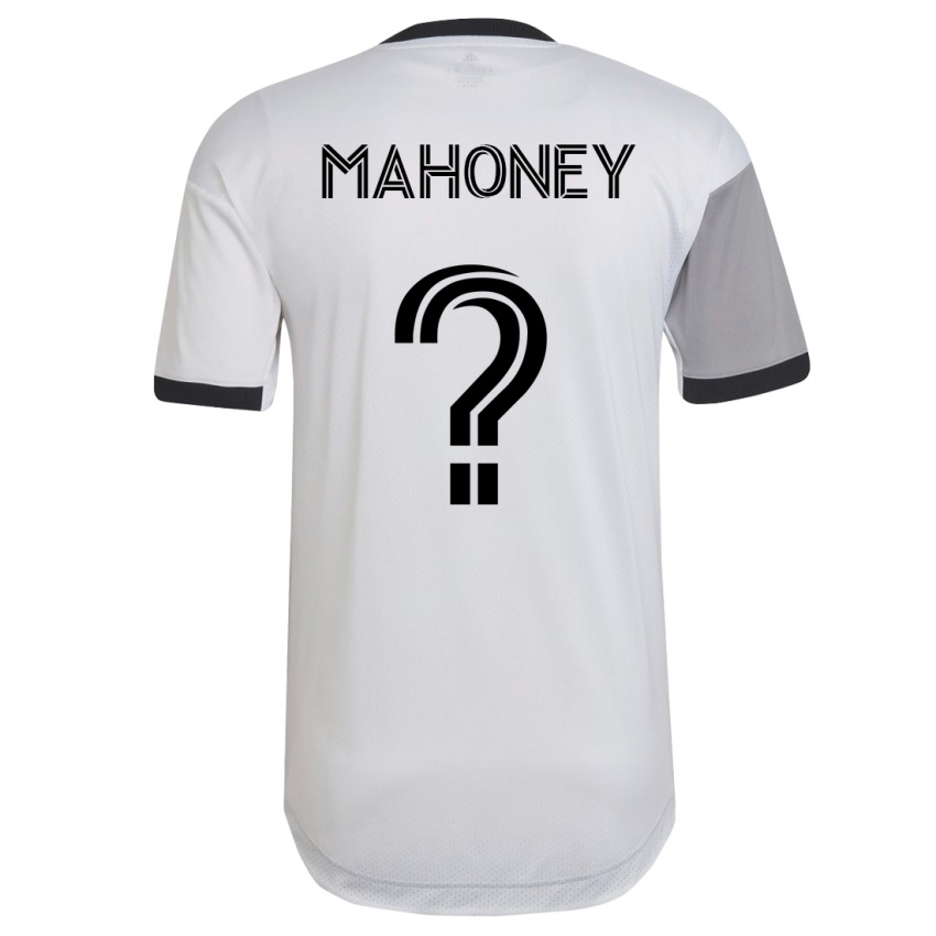 Homme Maillot Adrian Mahoney #0 Blanc Tenues Extérieur 2023/24 T-Shirt Suisse