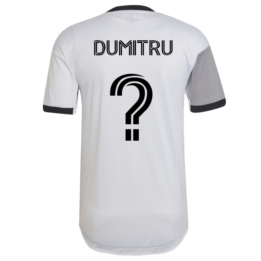Homme Maillot Andrei Dumitru #0 Blanc Tenues Extérieur 2023/24 T-Shirt Suisse