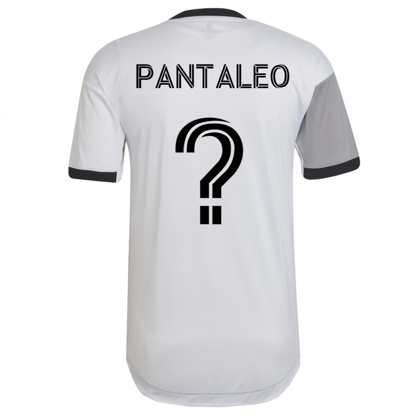 Homme Maillot Adamo Pantaleo #0 Blanc Tenues Extérieur 2023/24 T-Shirt Suisse