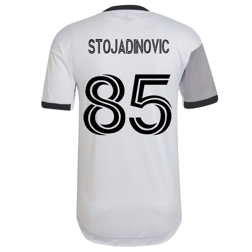 Herren Marko Stojadinovic #85 Weiß Auswärtstrikot Trikot 2023/24 T-Shirt Schweiz