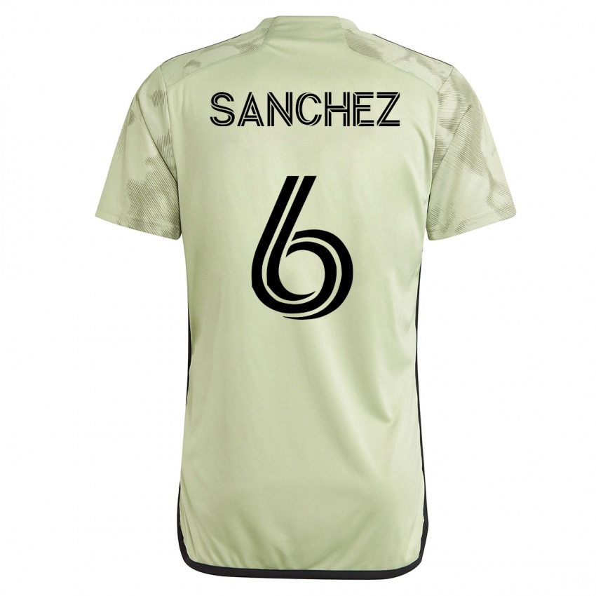 Herren Ilie Sánchez #6 Grün Auswärtstrikot Trikot 2023/24 T-Shirt Schweiz