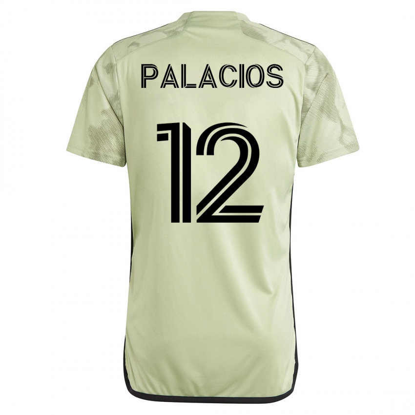 Homme Maillot Diego Palacios #12 Vert Tenues Extérieur 2023/24 T-Shirt Suisse