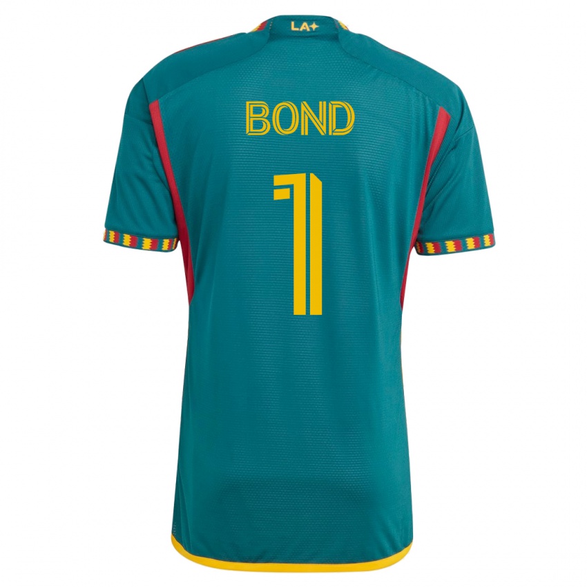 Homme Maillot Jonathan Bond #1 Vert Tenues Extérieur 2023/24 T-Shirt Suisse