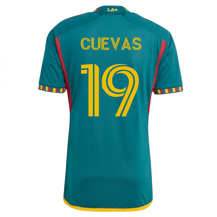 Homme Maillot Mauricio Cuevas #19 Vert Tenues Extérieur 2023/24 T-Shirt Suisse