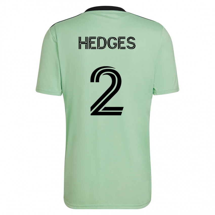 Herren Matt Hedges #2 Hellgrün Auswärtstrikot Trikot 2023/24 T-Shirt Schweiz