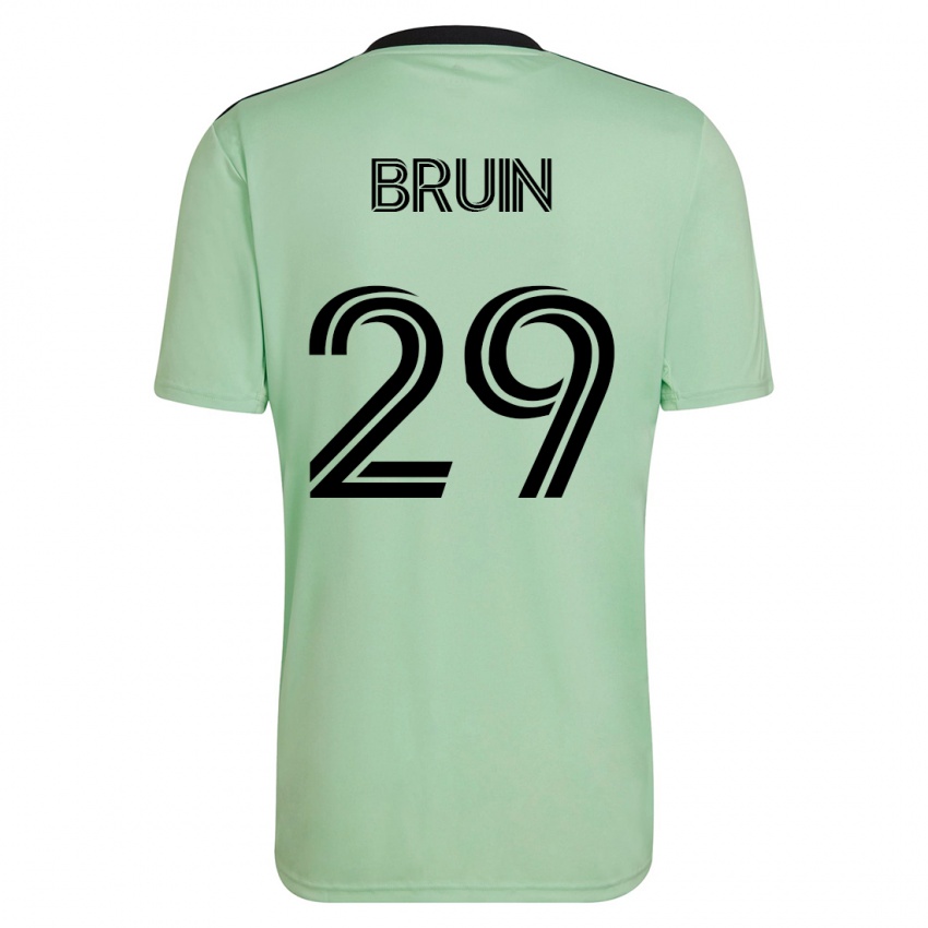 Homme Maillot Will Bruin #29 Vert Clair Tenues Extérieur 2023/24 T-Shirt Suisse
